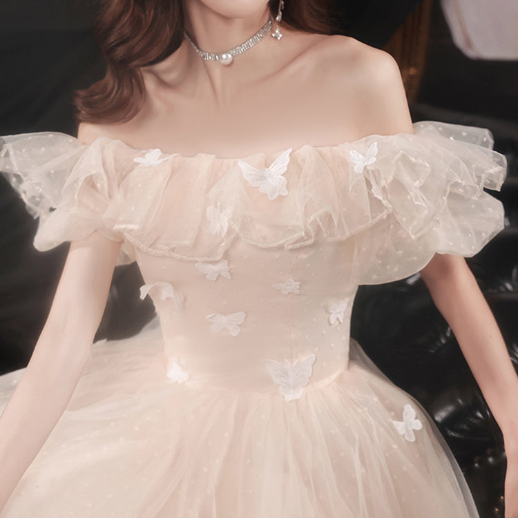 #30076 OFF SHOULDER EVENING DRESS