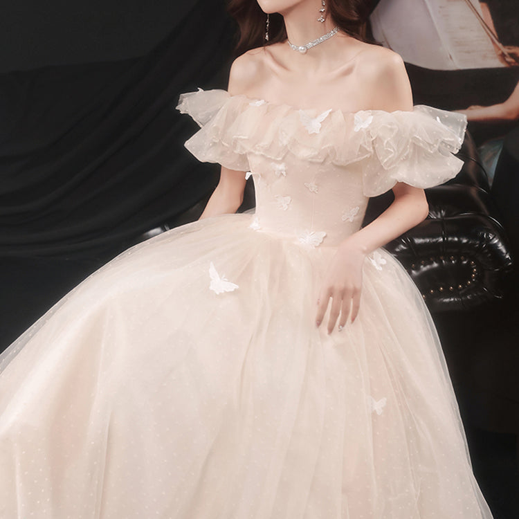 #30076 OFF SHOULDER EVENING DRESS