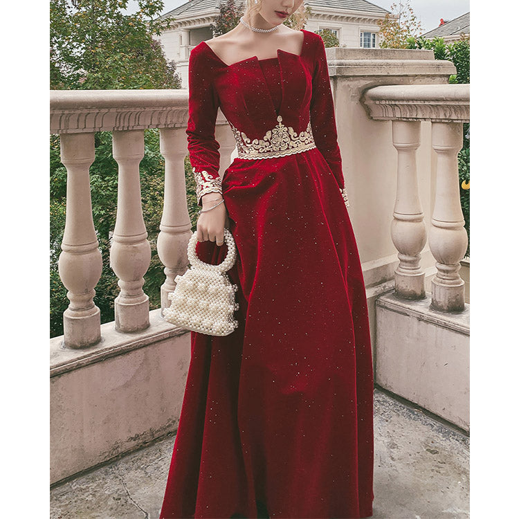 #5126 EMBROIDERY EVENING DRESSES