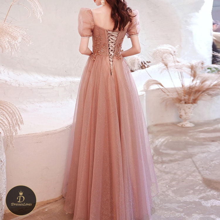 #5309 Beading evening dress
