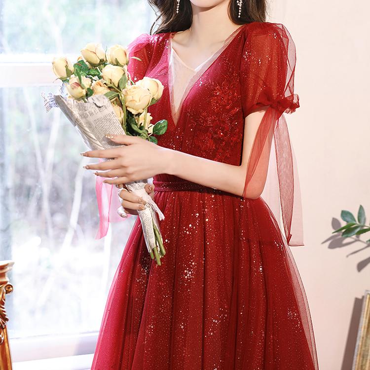 #60081 Deep V-neck Dress