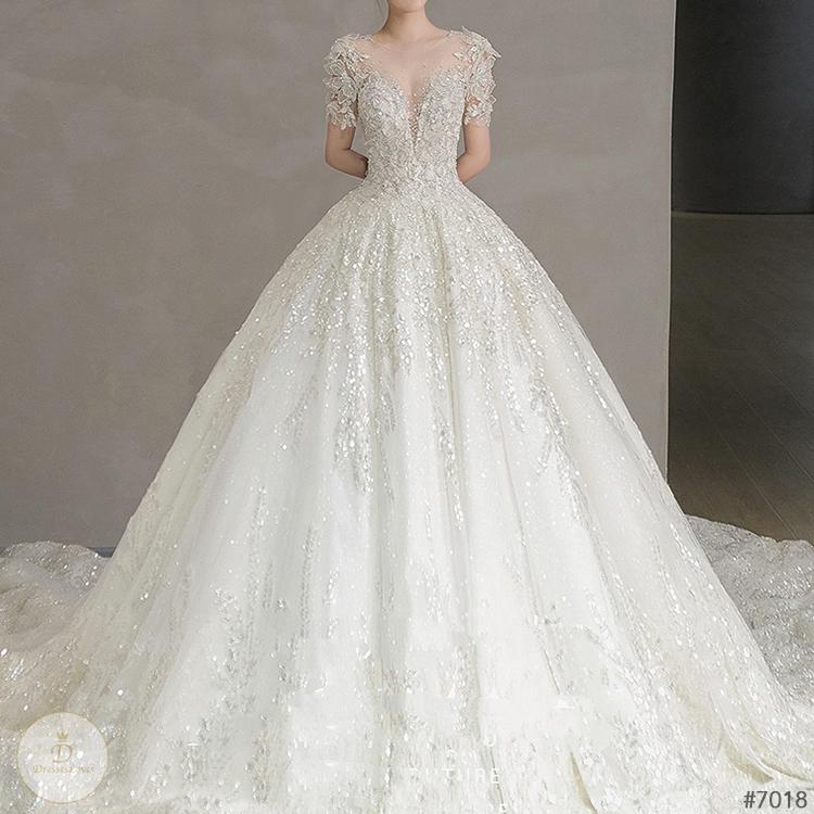 #7018 WEDDING DRESS