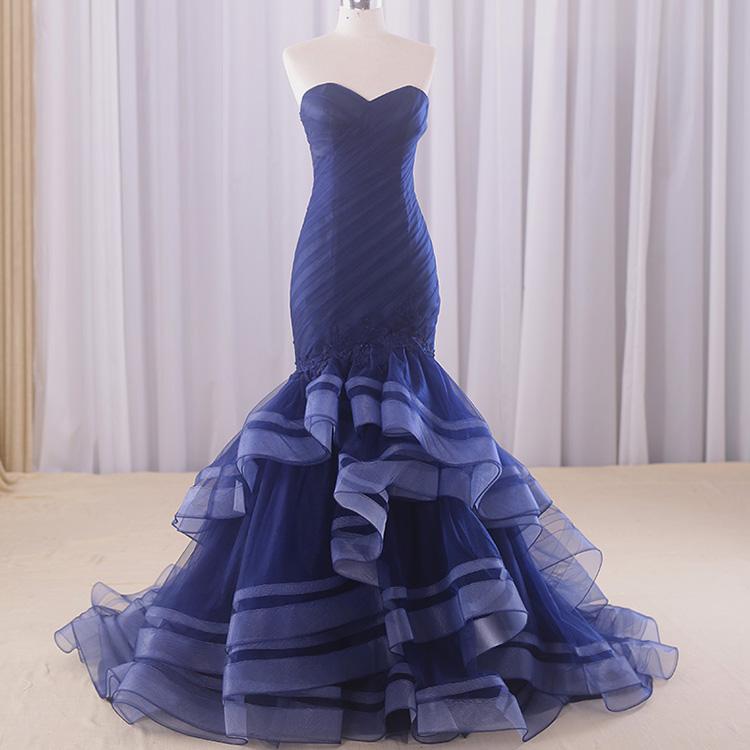 #7181 BANDEAU EVENING DRESSES