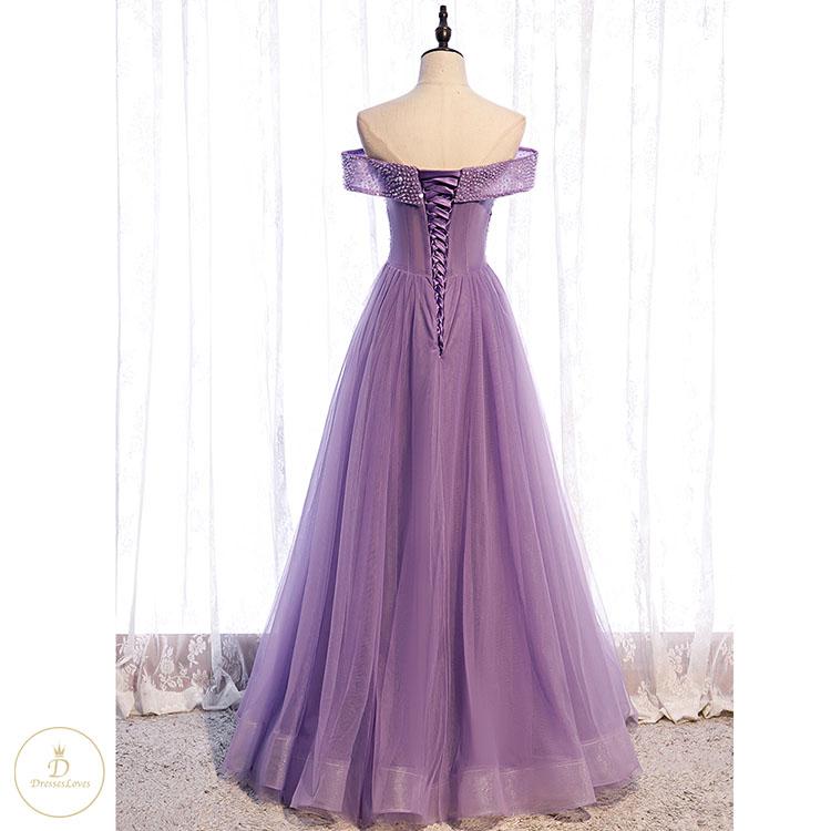 #7226 OFF-SHOULDER-SWING-KLEID