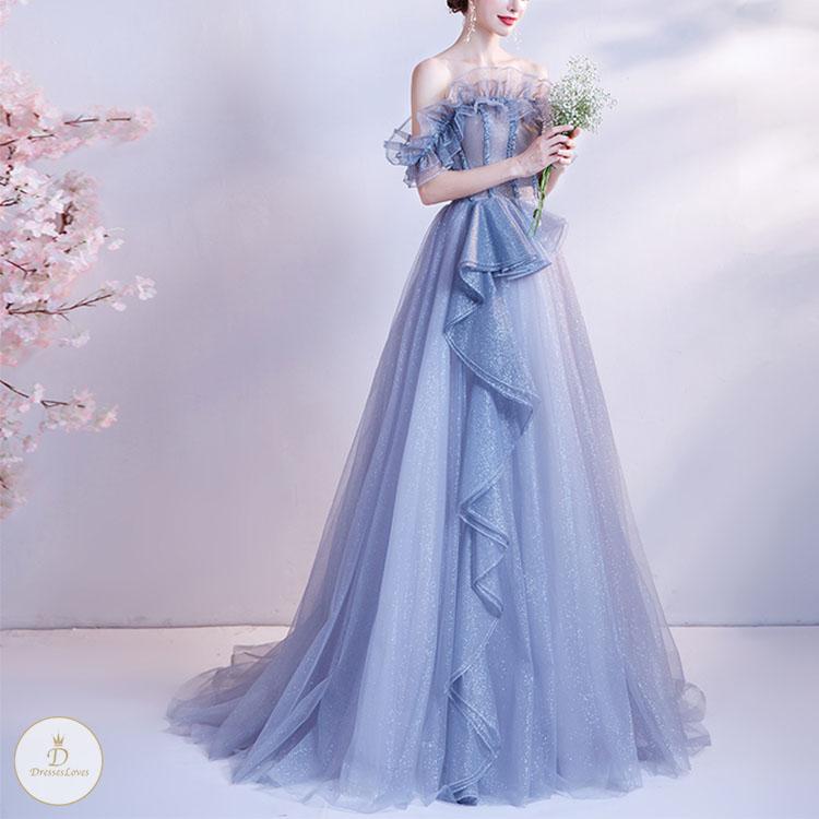 #7230 STAR GRADIENT EVENING DRESSES