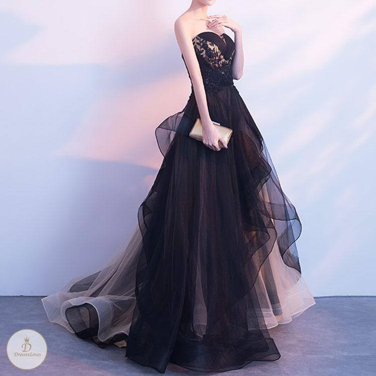 #7267 BANDEAU EVENING DRESSES