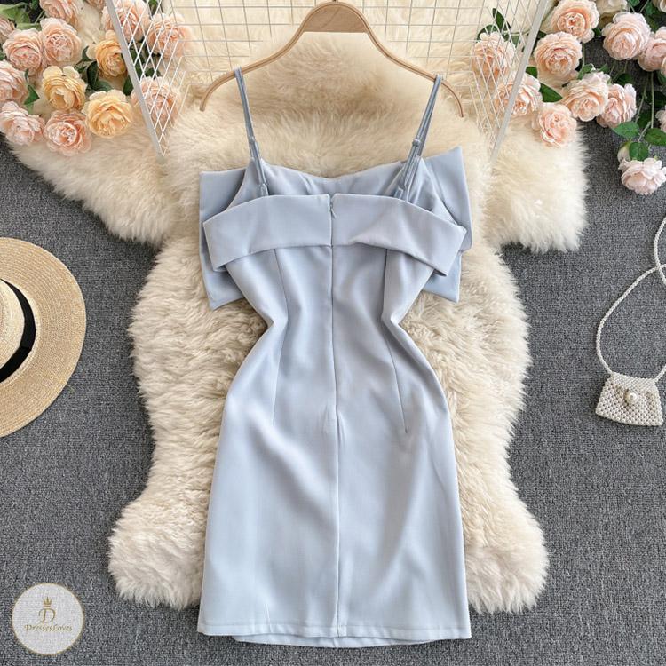 #7314 Kleid mit Schleife