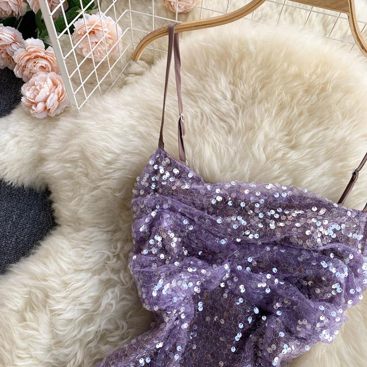 #7427 PAILLETTEN-TRÄGERKLEID