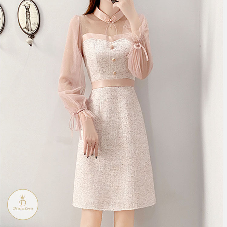 #7523 LONG SLEEVE WORK DRESS