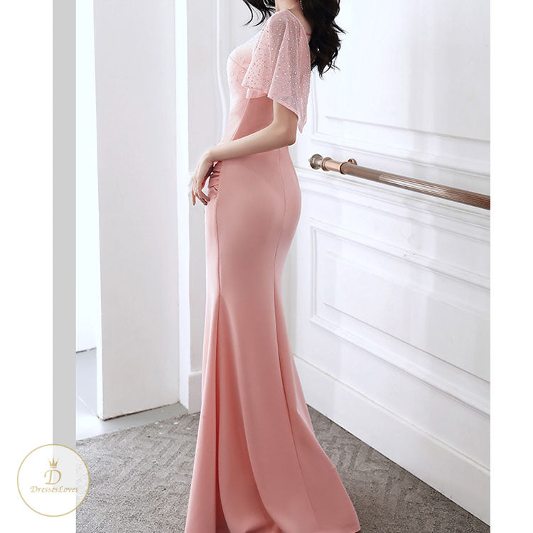 #7537 SLING EVENING DRESS