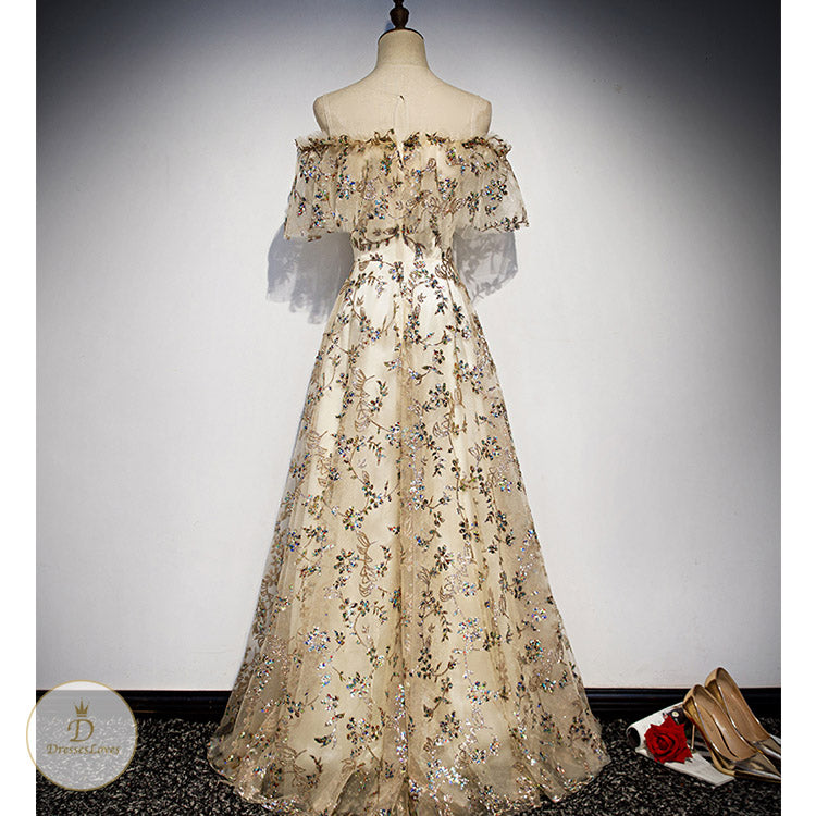 #7550 Einschultriges Swingkleid