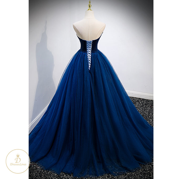 #7600 BANDEAU PARTY DRESS