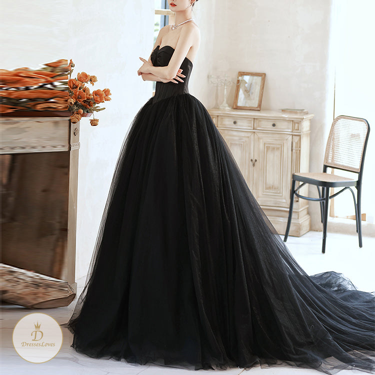 7667 BANDEAU WRAP EVENING DRESS