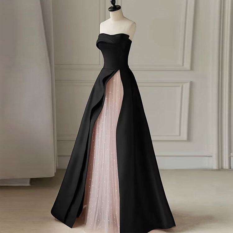 Bandeau evening dress hotsell