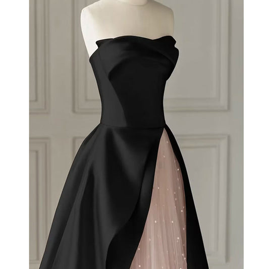 #7743 BANDEAU EVENING DRESS