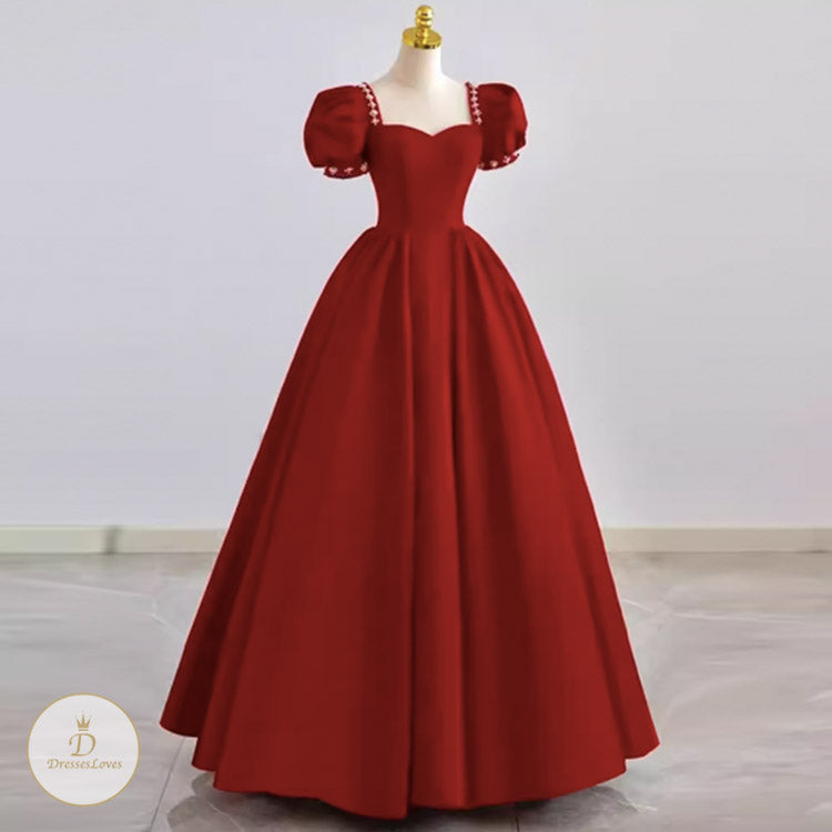 #7789 WITH BEADS EVENING DRESS