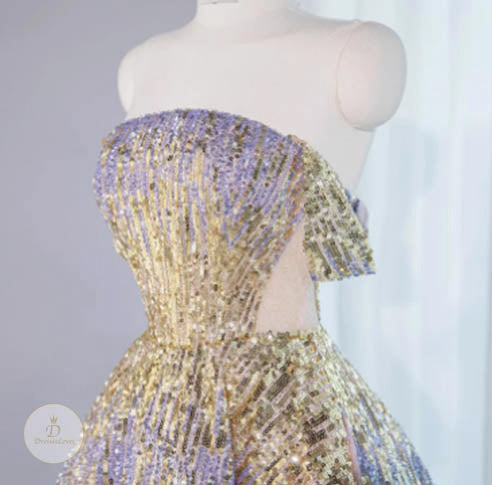 #7825 ONE SHOULDER EVENING DRES