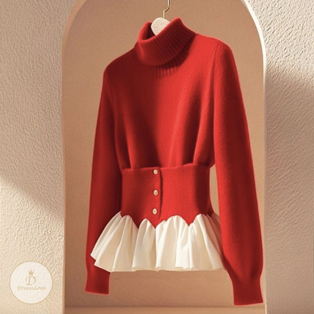 #7855 KNIT SWEATER TOP