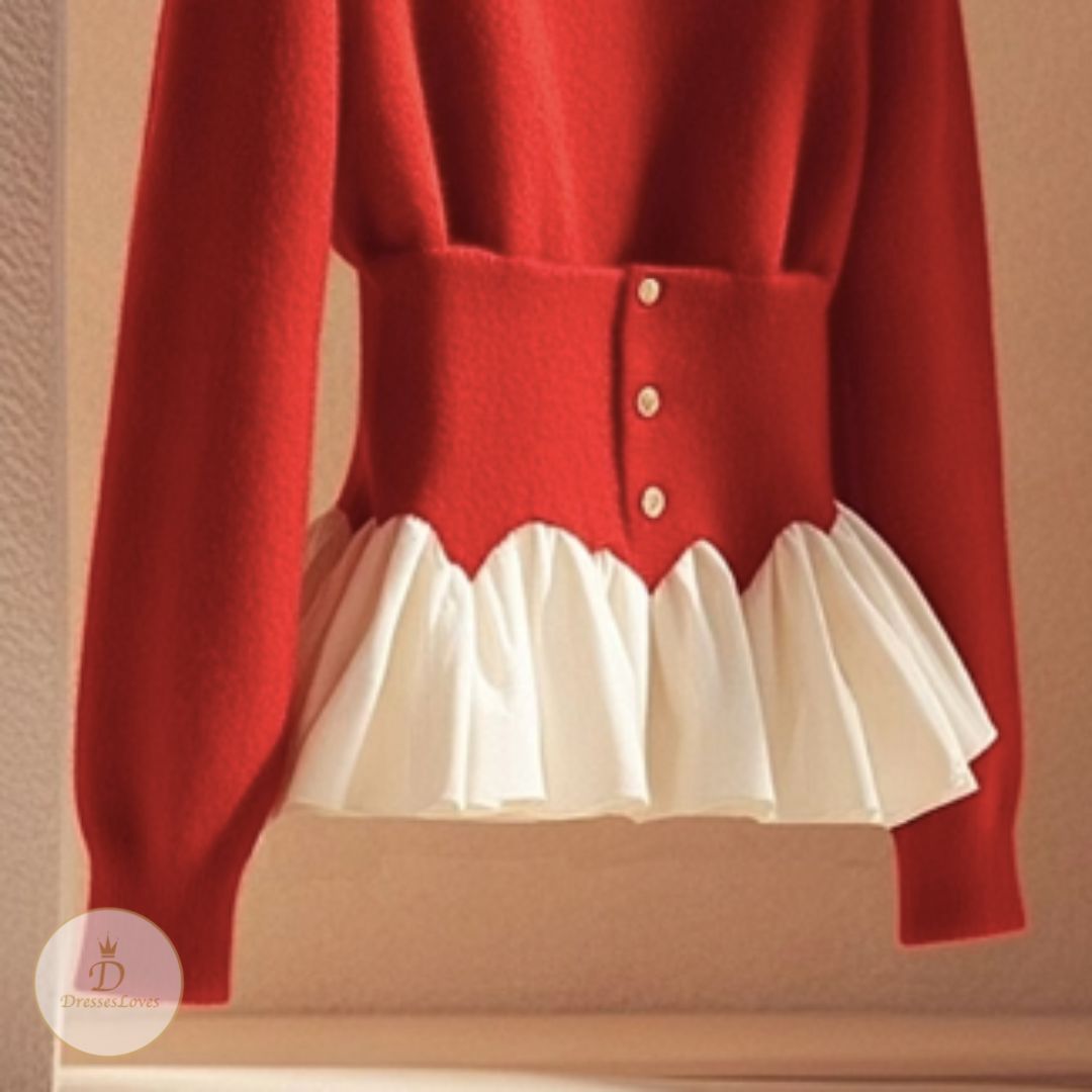 #7855 KNIT SWEATER TOP