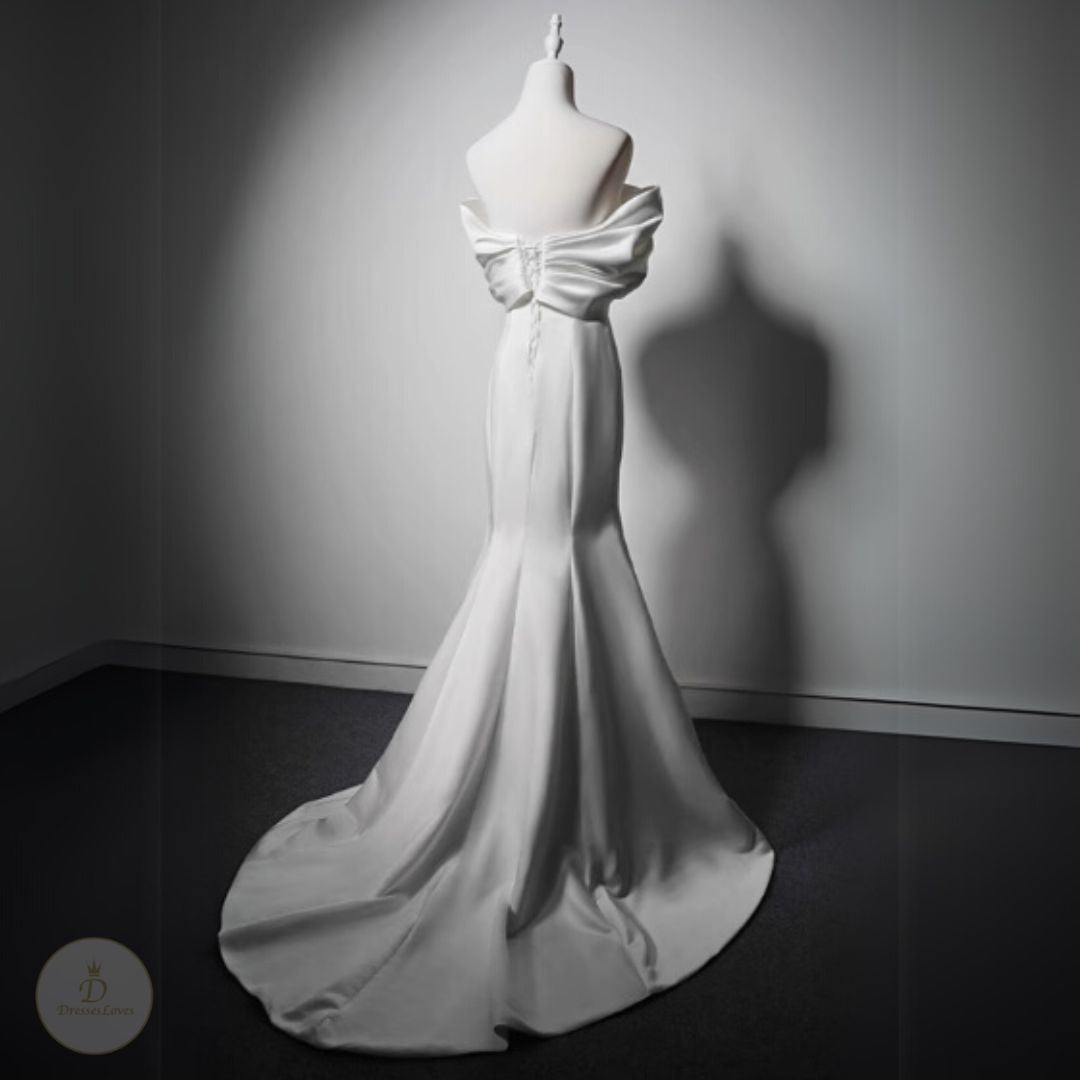 #7889 BANDEAU EVENING DRESS