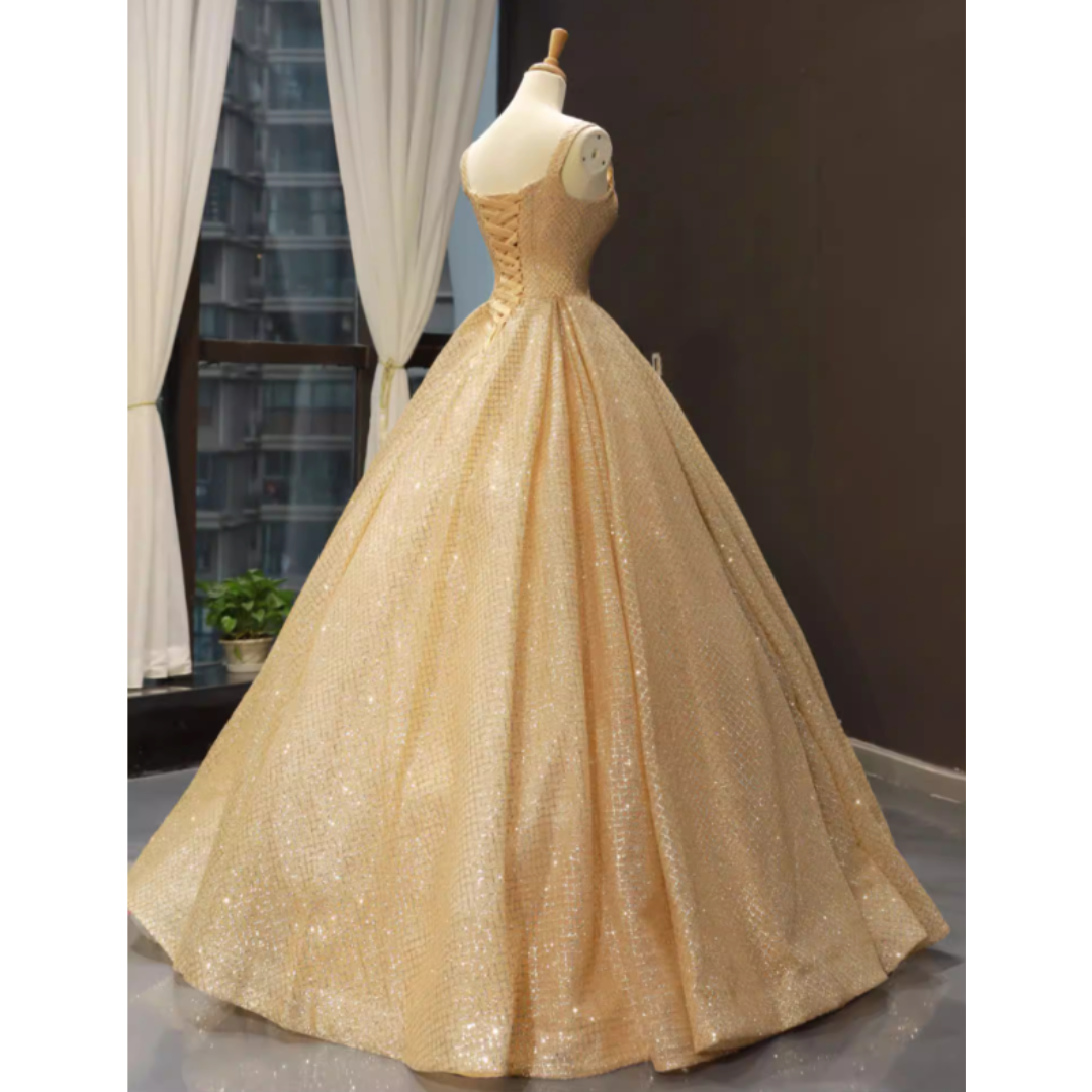 DOUBLE-SHOULDER HOSTESS PERFORMER DRESS #7979