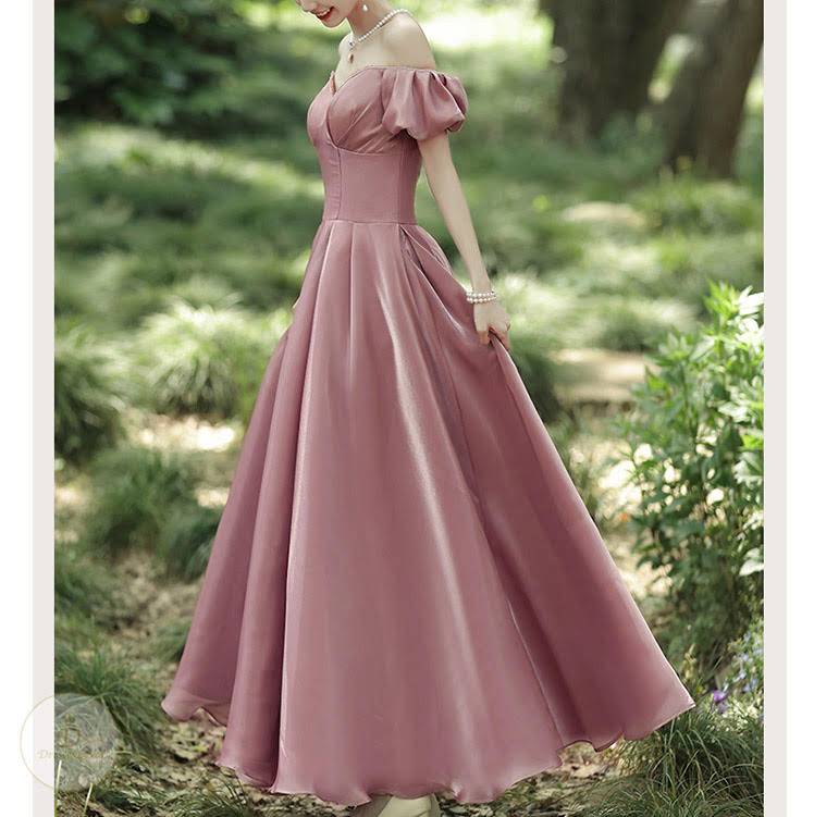 #7476 ONE SHOULDER SWING DRESS