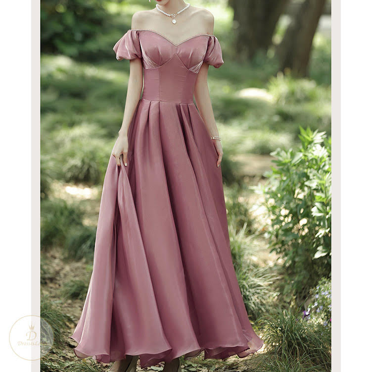 #7476 ONE SHOULDER SWING DRESS