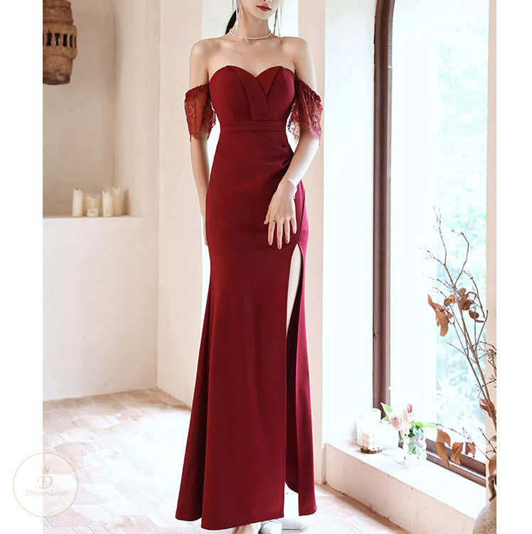 #7463 OFF SHOULDER BODYCON DRESS