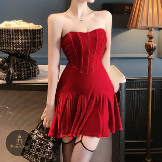 #5412 BANDEAU PARTY DRESS