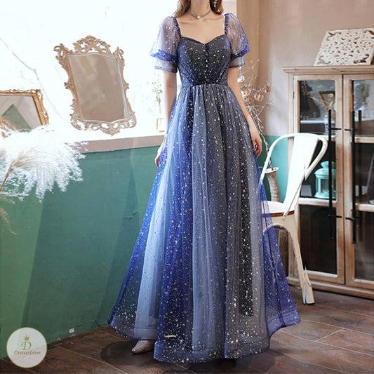 #7308 SKY EVENING DRESS