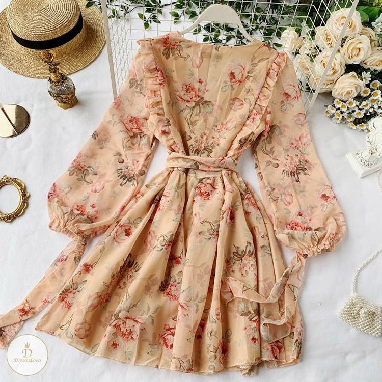 #7318 FLORAL DRESS