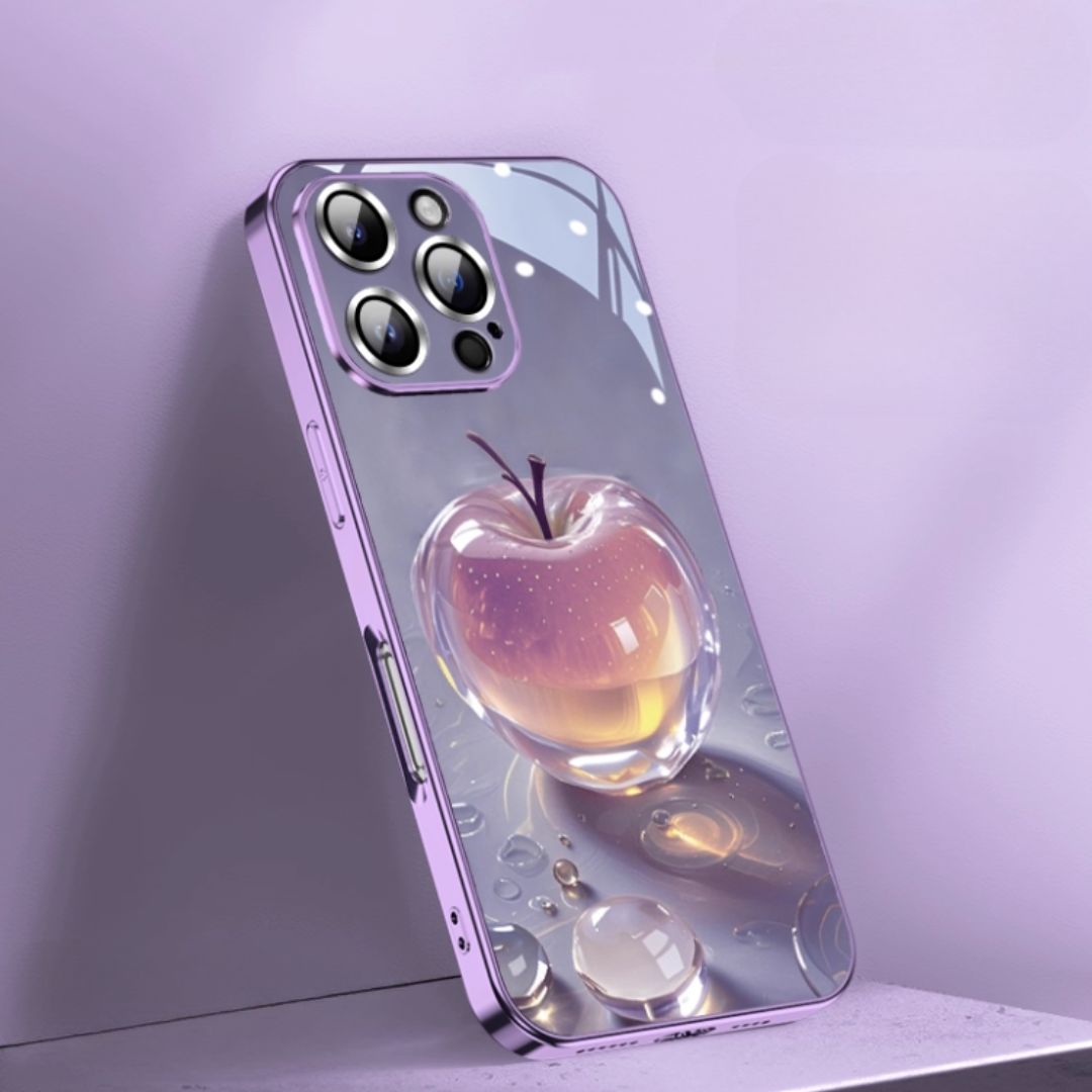 #7905 CRYSTAL APPLE PHONE CASE