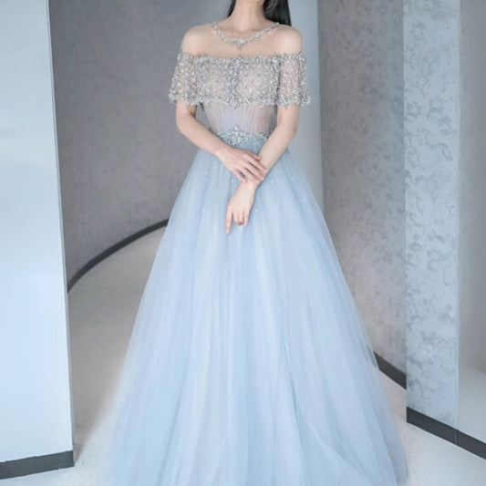 #7935 LUXE ETHEREAL EVENING GOWN