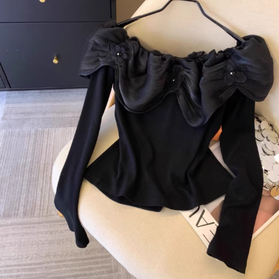 OFF-THE-SHOULDER TOP #7971