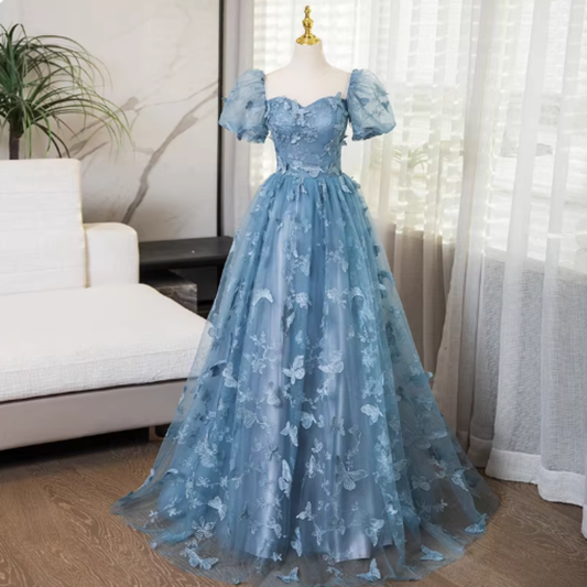 LUXURY BOW EVENING DRESS #7978