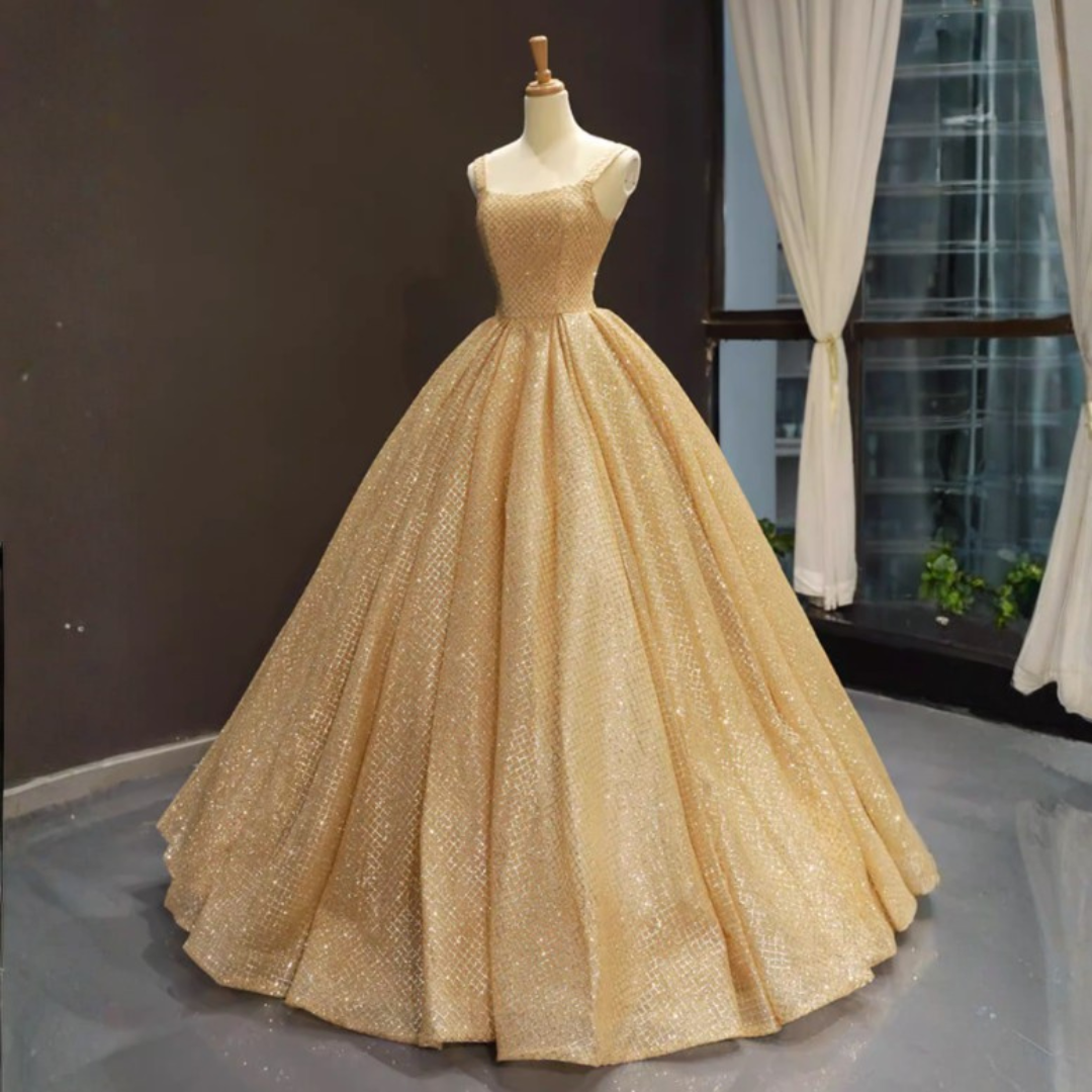 DOUBLE-SHOULDER HOSTESS PERFORMER DRESS #7979