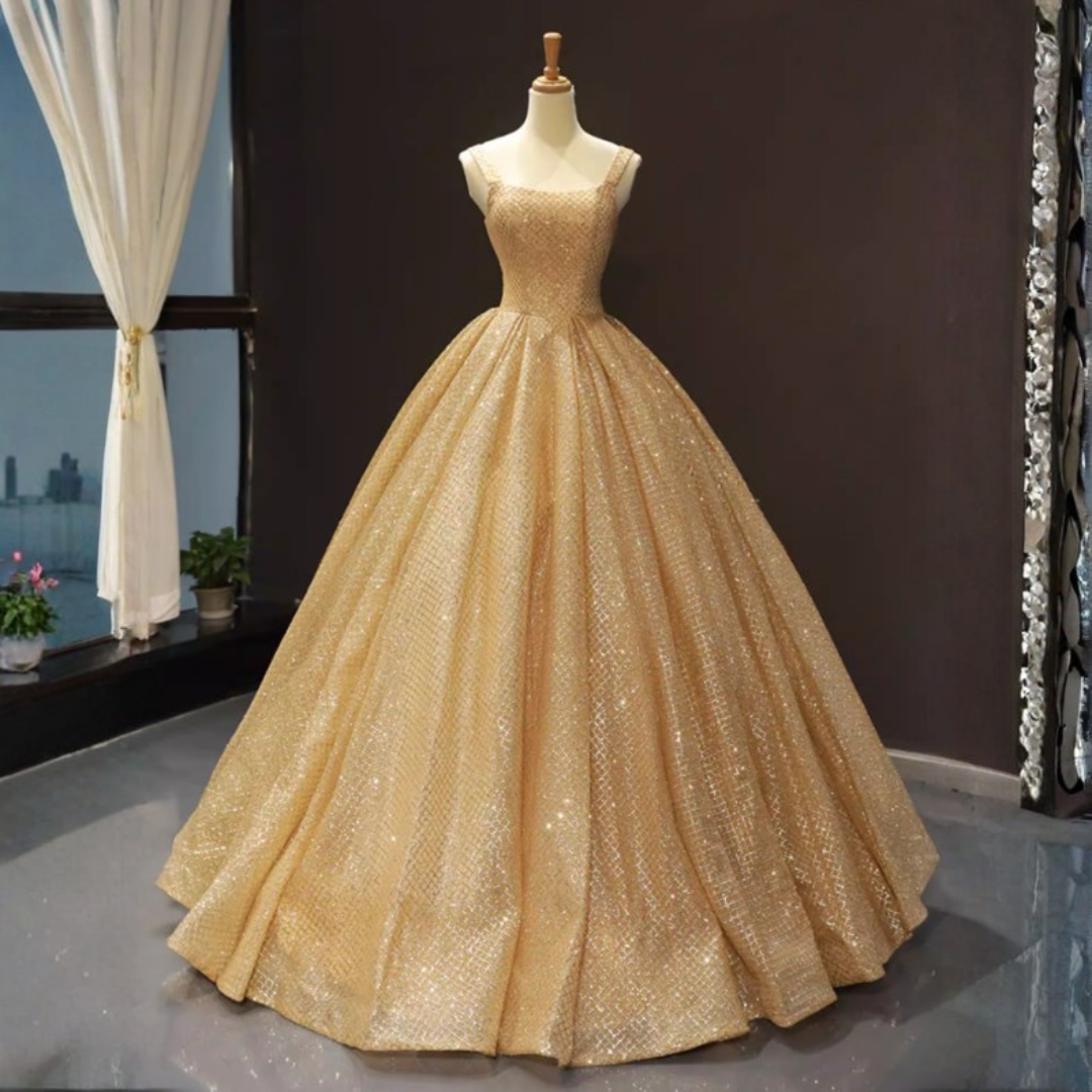 DOUBLE-SHOULDER HOSTESS PERFORMER DRESS #7979