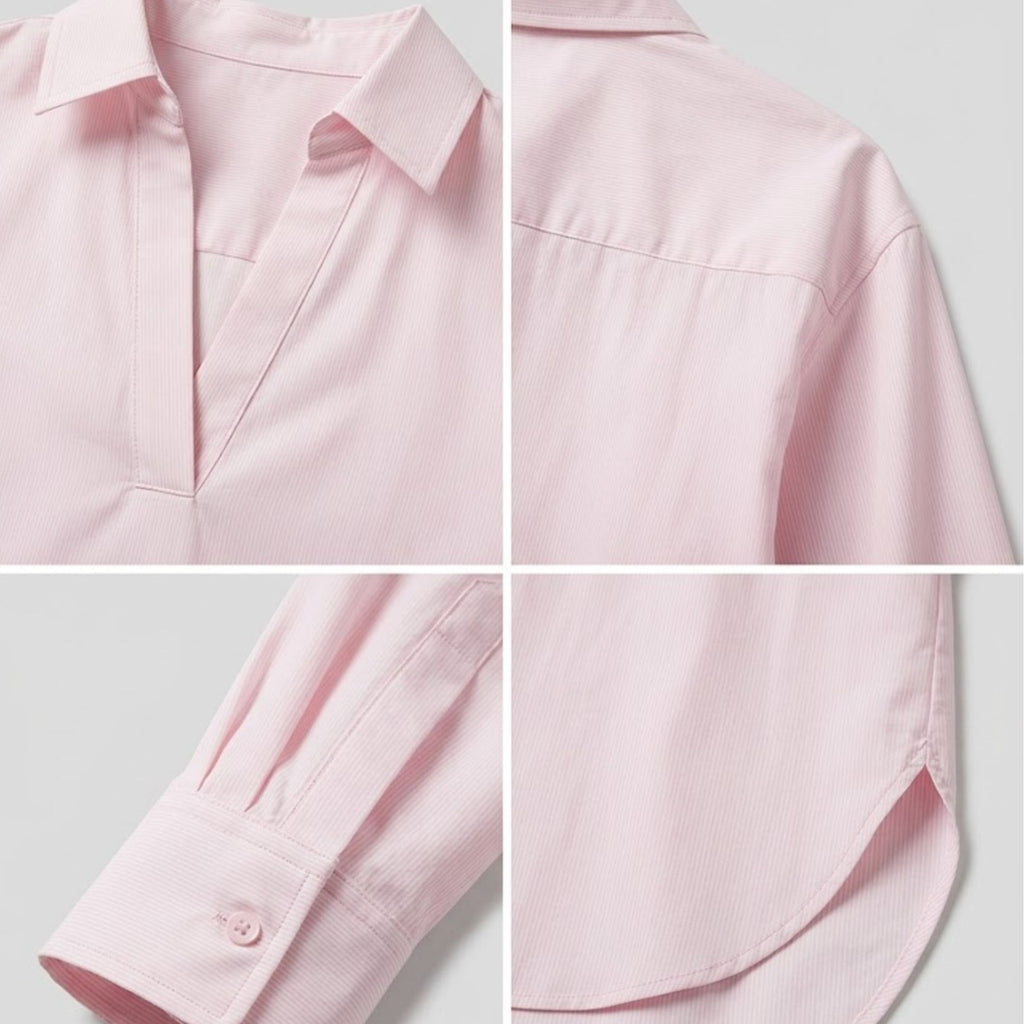 Oversized Pink Collared Shirt