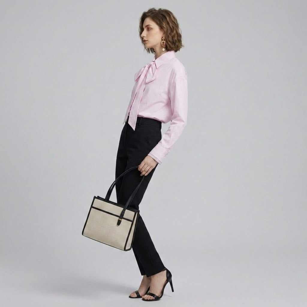 Tie-Neck Bow Blouse