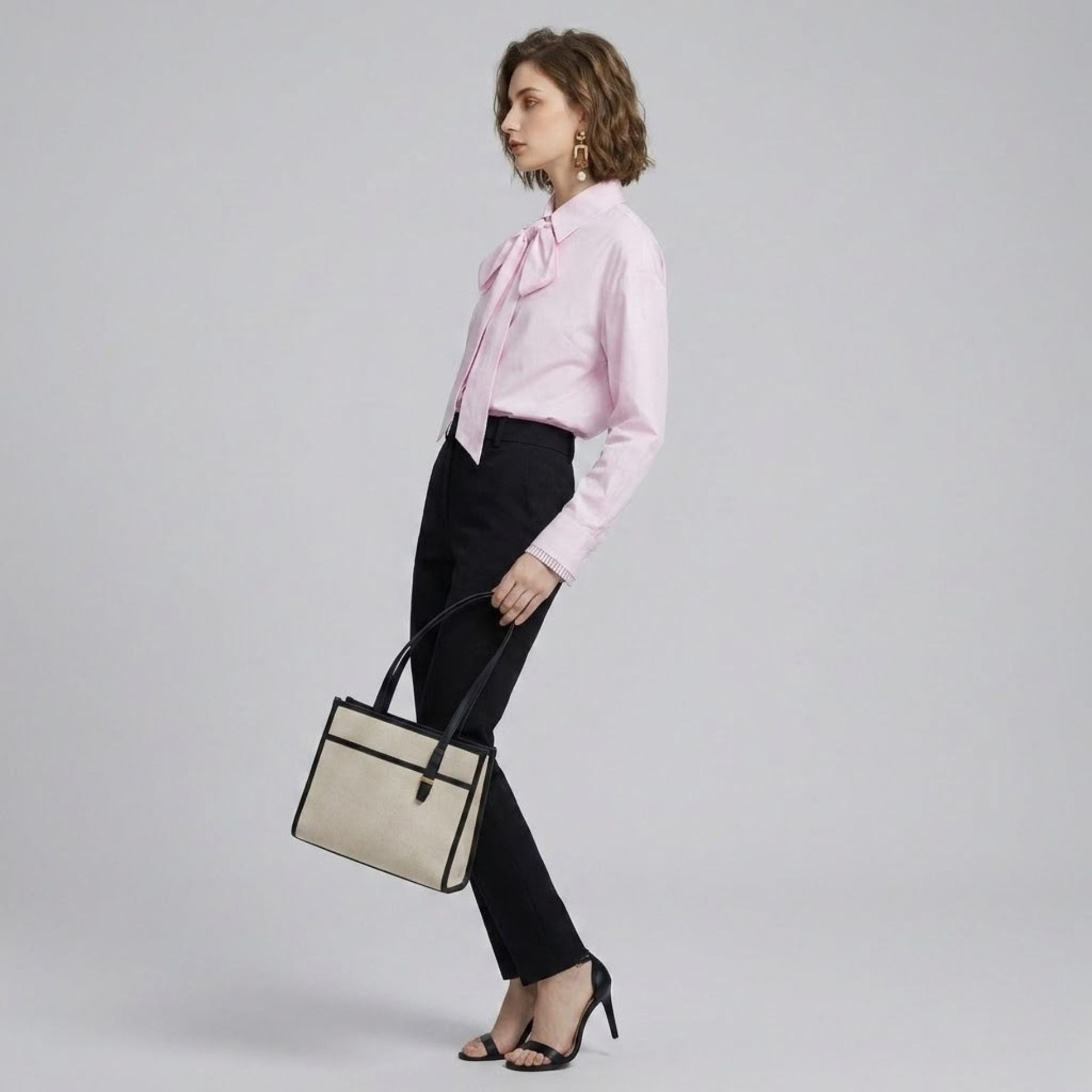 Tie-Neck Bow Blouse