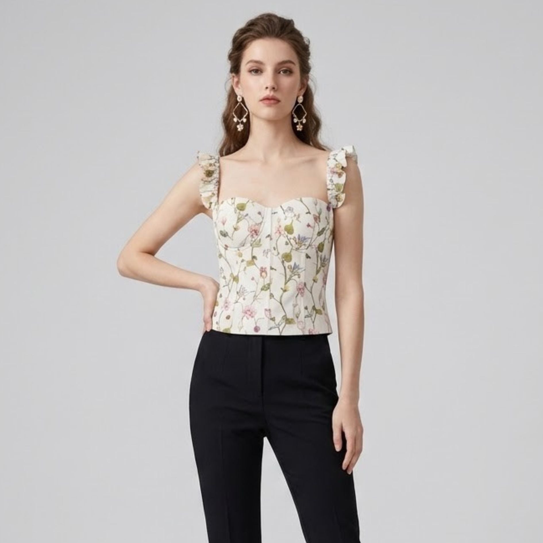 Floral Print Cami Top