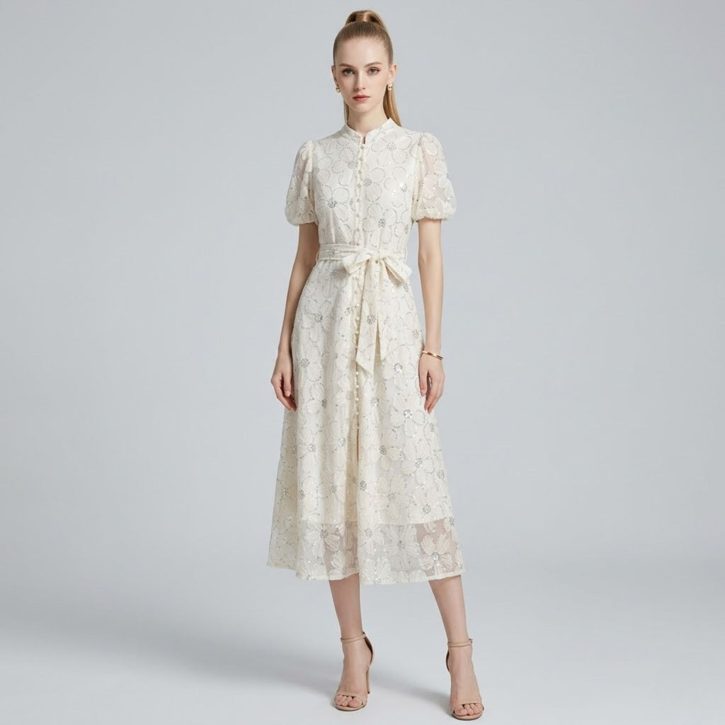 Sequin Lace Dress