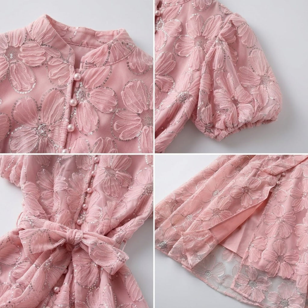 Sequin Lace Dress