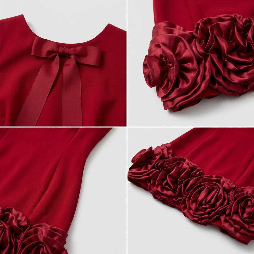 3D Floral Dress
