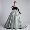 Bandeau Wrap Evening Dress