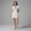 Sweet Princess Puff Skirt Mini Dress