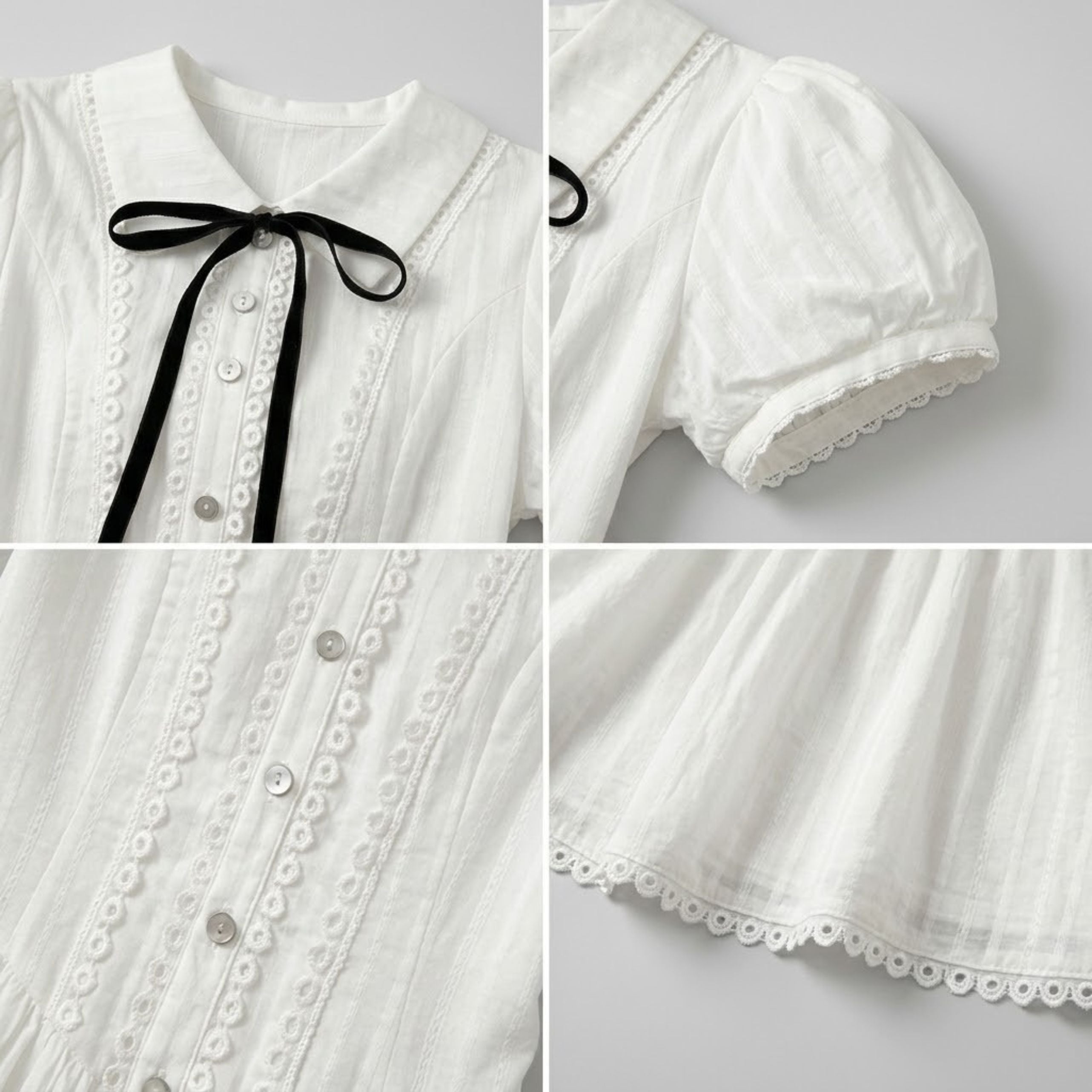 Sweet Princess Puff Skirt Mini Dress