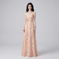 Romantic Pink Embossed Floral Cami Dress