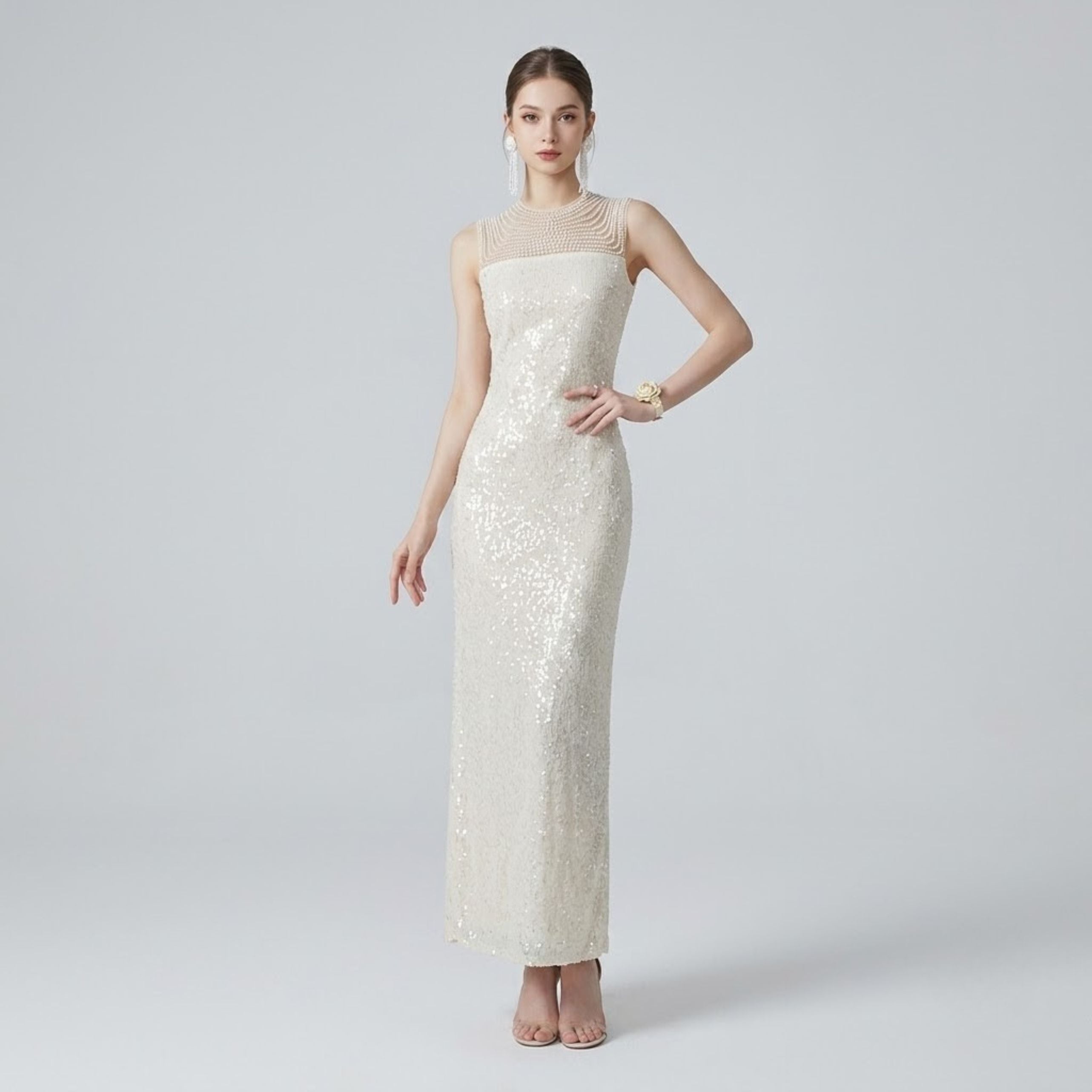 Sequin Evening Dress