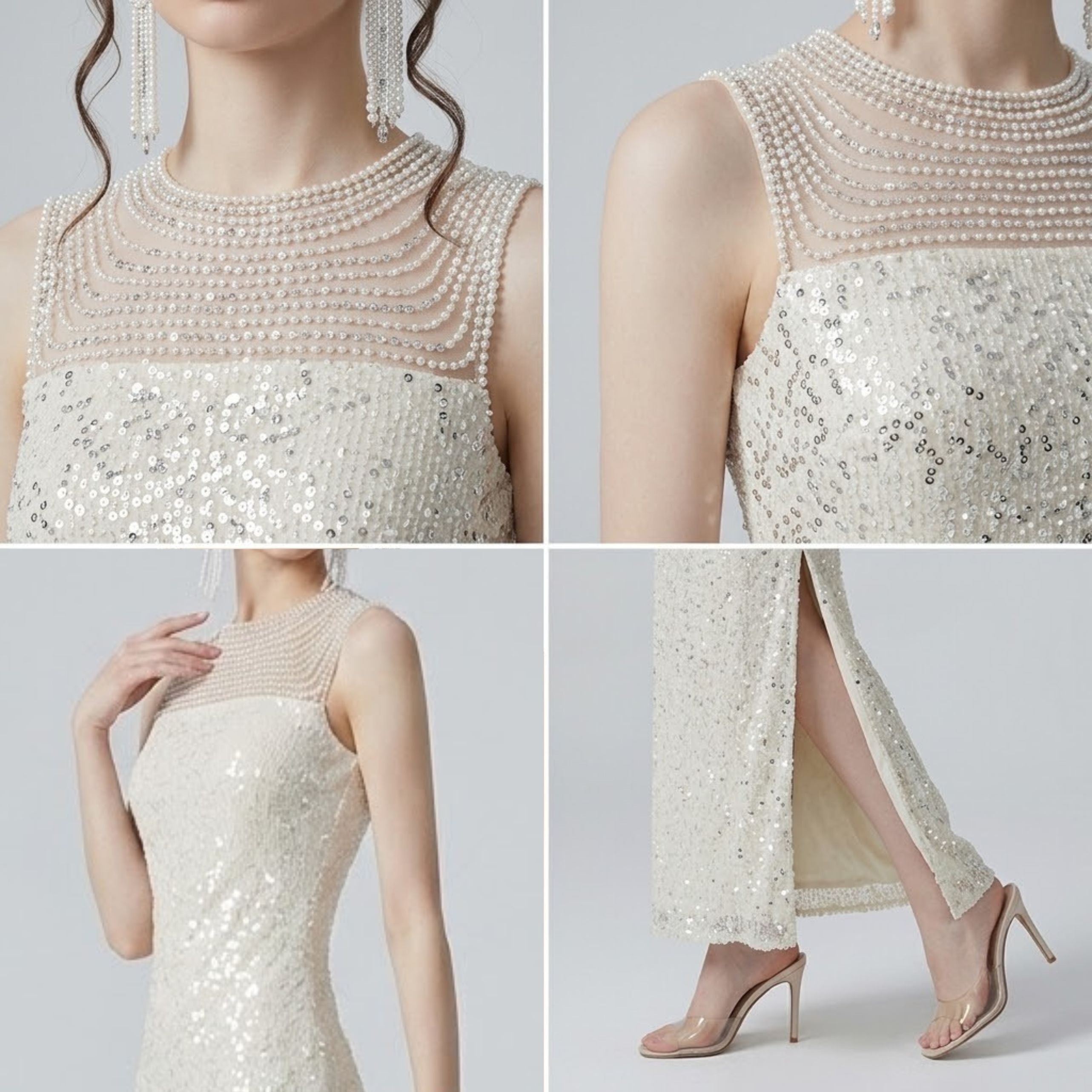 Sequin Evening Dress